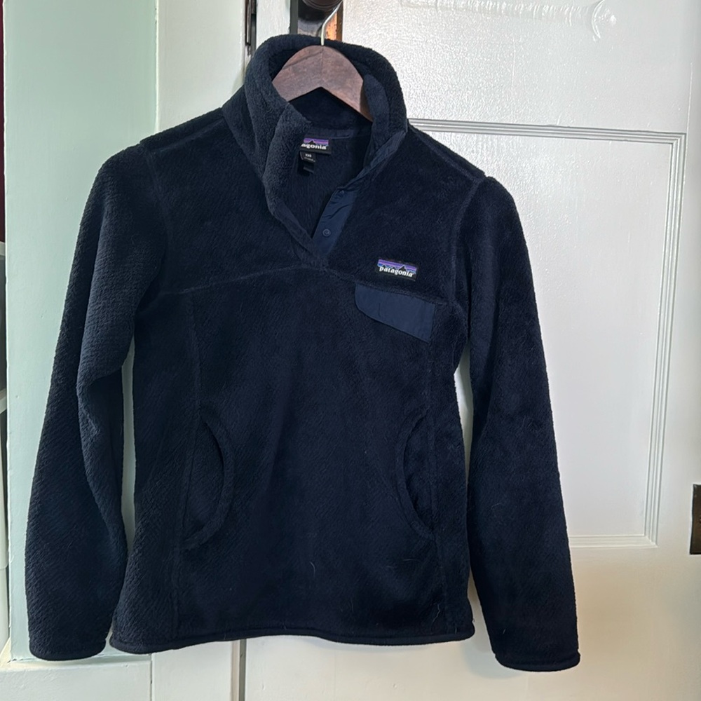 Patagonia Retool Snap Pullover Fleece Navy